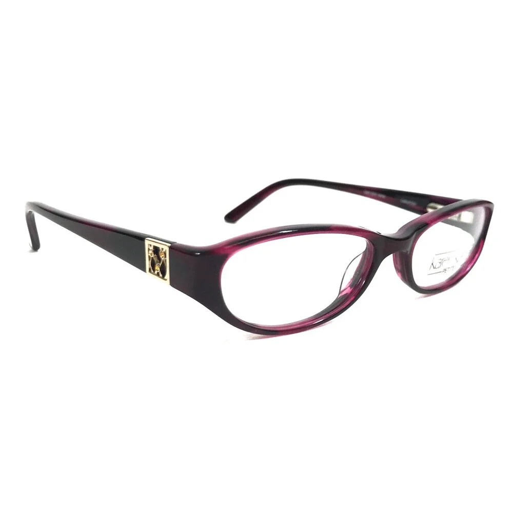 Karen Kane Petites Eyeglasses Frames CARNATION ORCHID Purple Tortoise 49-15-135